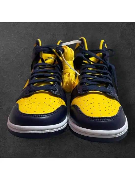 Nike Dunk High 2025 Michigan Maize Blue HF3143-700 Men's Size 8.5 - Picture 6 of 6